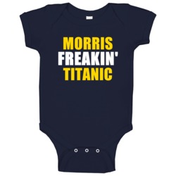 Morris Titanic New York Buffalo Hockey Sports Freakin Baby One Piece Morris Titanic New York Buffalo Hockey Sports Freakin Baby One Piece
