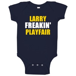 Larry Playfair New York Buffalo Hockey Sports Freakin Baby One Piece Larry Playfair New York Buffalo Hockey Sports Freakin Baby One Piece