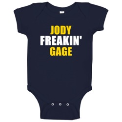 Jody Gage New York Buffalo Hockey Sports Freakin Baby One Piece Jody Gage New York Buffalo Hockey Sports Freakin Baby One Piece