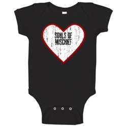 Souls Of Mischief Distressed Heart Hip Hop Baby One Piece Souls Of Mischief Distressed Heart Hip Hop Baby One Piece