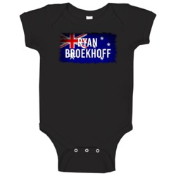 Country Flag Ryan Broekhoff Australia Basketball Olympics Baby One Pie Country Flag Ryan Broekhoff Australia Basketball Olympics Baby One Pie