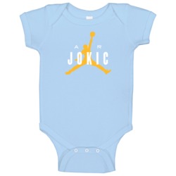 Air Nikola Jokic Funny Player Denver Basketball Baby One Piece Air Nikola Jokic Funny Player Denver Basketball Baby One Piece