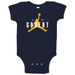 Air Rudy Gobert Funny Player Utah Basketball Baby One Piece Air Rudy Gobert Funny Player Utah Basketball Baby One Piece