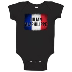 Country Flag Julian Alaphilippe France Cycling Olympics Baby One Piece Country Flag Julian Alaphilippe France Cycling Olympics Baby One Piece