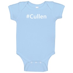 Hashtag Cullen Trending First Name Baby One Piece Hashtag Cullen Trending First Name Baby One Piece