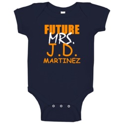 J D Martinez Future Mrs Houston Baseball Sports Texas Baby One Piece J D Martinez Future Mrs Houston Baseball Sports Texas Baby One Piece
