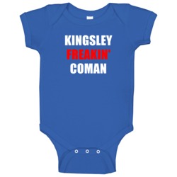 Kingsley Freakin' Coman France Footbal Player Soccer Fan Baby One Piec Kingsley Freakin' Coman France Footbal Player Soccer Fan Baby One Piec