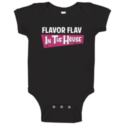 In The House Flavor Flav Hip Hop Baby One Piece In The House Flavor Flav Hip Hop Baby One Piece