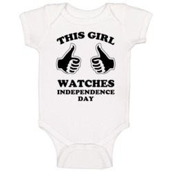 This Girl Watches Independence Day Sci Fi Fantasy Cult Movie Baby One This Girl Watches Independence Day Sci Fi Fantasy Cult Movie Baby One