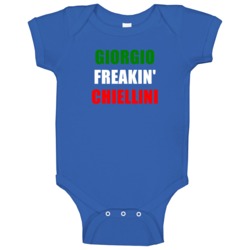 Giorgio Freakin' Chiellini Italy Footbal Player Soccer Fan Baby One Pi Giorgio Freakin' Chiellini Italy Footbal Player Soccer Fan Baby One Pi
