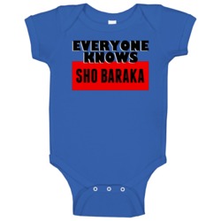 Everyone Knows Sho Baraka Hip Hop Baby One Piece Everyone Knows Sho Baraka Hip Hop Baby One Piece