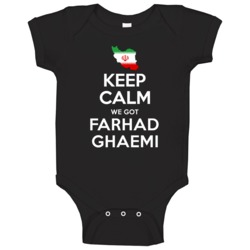 Keep Calm We Got Farhad Ghaemi Iran Volleyball Olympics Baby One Piece Keep Calm We Got Farhad Ghaemi Iran Volleyball Olympics Baby One Piece