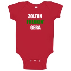 Zoltan Freakin' Gera Hungary Footbal Player Soccer Fan Baby One Piece Zoltan Freakin' Gera Hungary Footbal Player Soccer Fan Baby One Piece