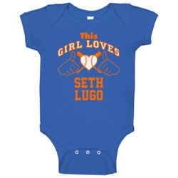 This Girl Loves Seth Lugo New York Baseball Player Classic Baby One Pi This Girl Loves Seth Lugo New York Baseball Player Classic Baby One Pi