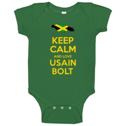 Keep Calm And Love Usain Bolt Jamaica Track 100 M Olympics Baby One Pi Keep Calm And Love Usain Bolt Jamaica Track 100 M Olympics Baby One Pi