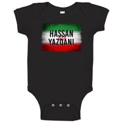 Country Flag Hassan Yazdani Iran Wrestling Olympics Baby One Piece Country Flag Hassan Yazdani Iran Wrestling Olympics Baby One Piece