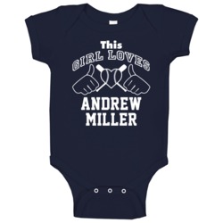This Girl Loves Andrew Miller New York Ny Baseball Player Classic Baby This Girl Loves Andrew Miller New York Ny Baseball Player Classic Baby