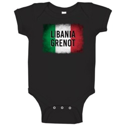 Country Flag Libania Grenot Italy Road 4 X 400 M Relay Olympics Baby O Country Flag Libania Grenot Italy Road 4 X 400 M Relay Olympics Baby O