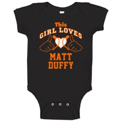 This Girl Loves Matt Duffy San Francisco Baseball Player Classic Baby This Girl Loves Matt Duffy San Francisco Baseball Player Classic Baby