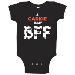A Carkie Is My Bff Funny Lover Baby One Piece A Carkie Is My Bff Funny Lover Baby One Piece