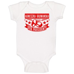 Agnieszka Radwanska For President Poland Tennis Baby One Piece Agnieszka Radwanska For President Poland Tennis Baby One Piece