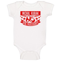 Michal Kubiak For President Poland Volleyball Baby One Piece Michal Kubiak For President Poland Volleyball Baby One Piece