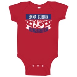 Emma Coburn For President Usa Track 3000 M Steeplechase Baby One Piece Emma Coburn For President Usa Track 3000 M Steeplechase Baby One Piece