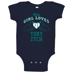 This Girl Loves Tony Zych Seattle Baseball Player Classic Baby One Pie This Girl Loves Tony Zych Seattle Baseball Player Classic Baby One Pie