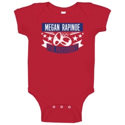 Megan Rapinoe For President Usa Football Baby One Piece Megan Rapinoe For President Usa Football Baby One Piece