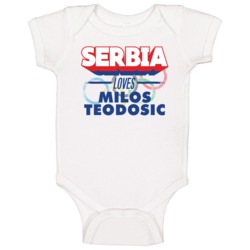 Serbia Loves Milos Teodosic Serbia Basketball Rio Olympics Baby One Pi Serbia Loves Milos Teodosic Serbia Basketball Rio Olympics Baby One Pi