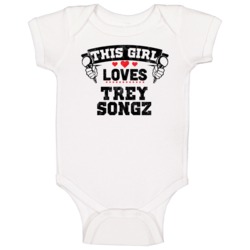 This Girl Loves Trey Songz Hip Hop Artist Fan Baby One Piece This Girl Loves Trey Songz Hip Hop Artist Fan Baby One Piece