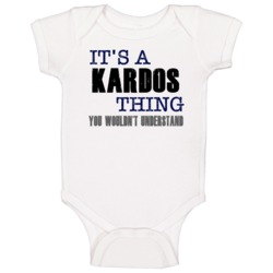 Kardos Thing You Wouldn't Understand Essential Family Baby One Piece Kardos Thing You Wouldn't Understand Essential Family Baby One Piece