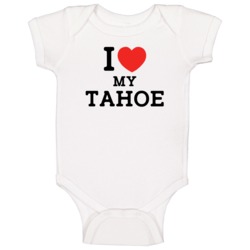 I Love My Tahoe Car Enthusiast Baby One Piece I Love My Tahoe Car Enthusiast Baby One Piece