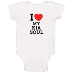 I Love My Kia Soul Car Enthusiast Baby One Piece I Love My Kia Soul Car Enthusiast Baby One Piece