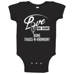 Love Me Some Bone Thugs-n-harmony Hip Hop Artist Fan Baby One Piece Love Me Some Bone Thugs-n-harmony Hip Hop Artist Fan Baby One Piece