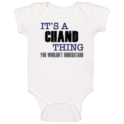 Chand Thing You Wouldn't Understand Essential Family Baby One Piece Chand Thing You Wouldn't Understand Essential Family Baby One Piece