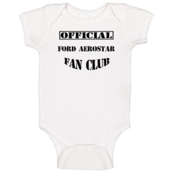 Official Ford Aerostar Fan Club Cool Car Enthusiast Baby One Piece Official Ford Aerostar Fan Club Cool Car Enthusiast Baby One Piece