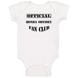 Official Honda Odyssey Fan Club Cool Car Enthusiast Baby One Piece Official Honda Odyssey Fan Club Cool Car Enthusiast Baby One Piece