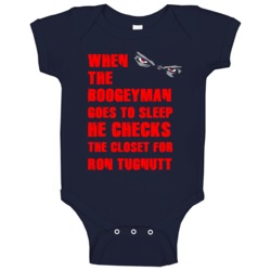 Ron Tugnutt Sports Boogeyman Baby One Piece Ron Tugnutt Sports Boogeyman Baby One Piece