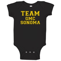 Team Gmc Sonoma Cool Car Baby One Piece Team Gmc Sonoma Cool Car Baby One Piece
