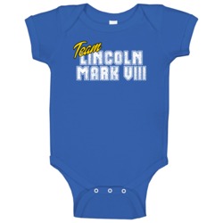Team Lincoln Mark Viii Cool Car Buff Baby One Piece Team Lincoln Mark Viii Cool Car Buff Baby One Piece