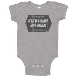 Premium Quality Stationary Engineer Made In USA Baby One Piece Premium Quality Stationary Engineer Made In USA Baby One Piece