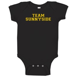 Team Sunnyside Sunnyside Us Neighborhood Cool Baby One Piece Team Sunnyside Sunnyside Us Neighborhood Cool Baby One Piece