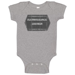 Premium Quality Electromechanical Assembler Made In USA Baby One Piece Premium Quality Electromechanical Assembler Made In USA Baby One Piece