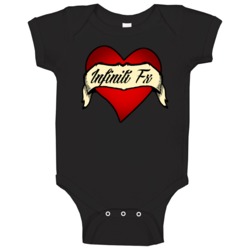 Infiniti Fx Heart Tattoo Cool Car Lover Baby One Piece Infiniti Fx Heart Tattoo Cool Car Lover Baby One Piece