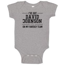 David Johnson On My Fantasy Football Team Pittsburgh Player Fan Baby O David Johnson On My Fantasy Football Team Pittsburgh Player Fan Baby O
