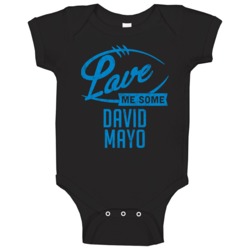 Love Me Some David Mayo Carolina Football Sports Athlete Baby One Piec Love Me Some David Mayo Carolina Football Sports Athlete Baby One Piec