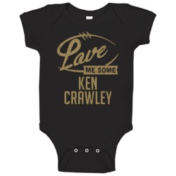 Love Me Some Ken Crawley New Orleans Football Sports Athlete Baby One Love Me Some Ken Crawley New Orleans Football Sports Athlete Baby One