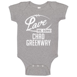 Love Me Some Chad Greenway Minnesota Football Sports Athlete Baby One Love Me Some Chad Greenway Minnesota Football Sports Athlete Baby One