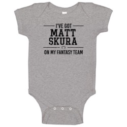 Matt Skura On My Fantasy Football Team Baltimore Player Fan Baby One P Matt Skura On My Fantasy Football Team Baltimore Player Fan Baby One P